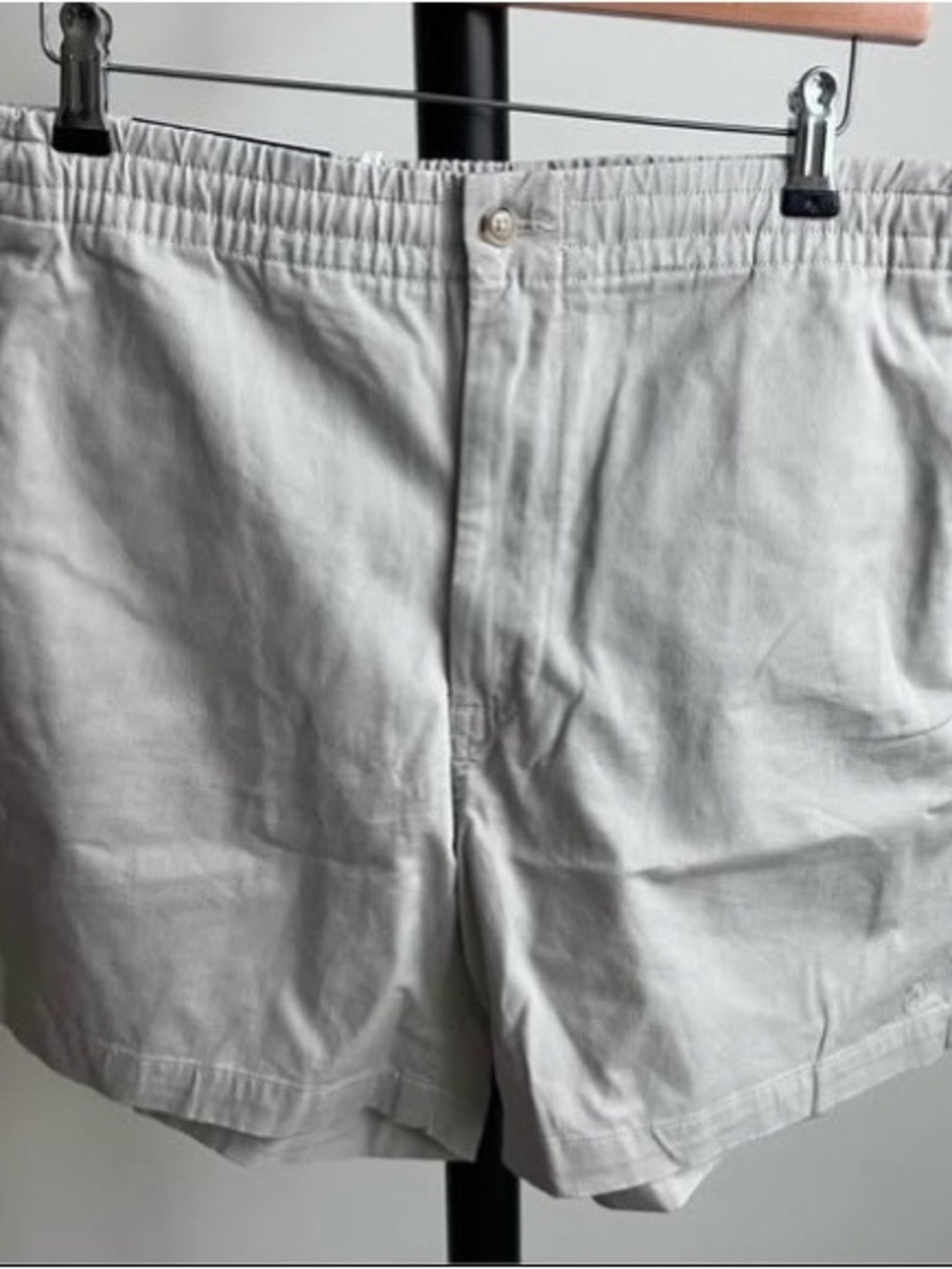 Ralph Lauren Light Gray Flat-Front Women's Shorts